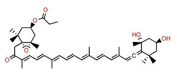 Fucoxanthinol 3-ester